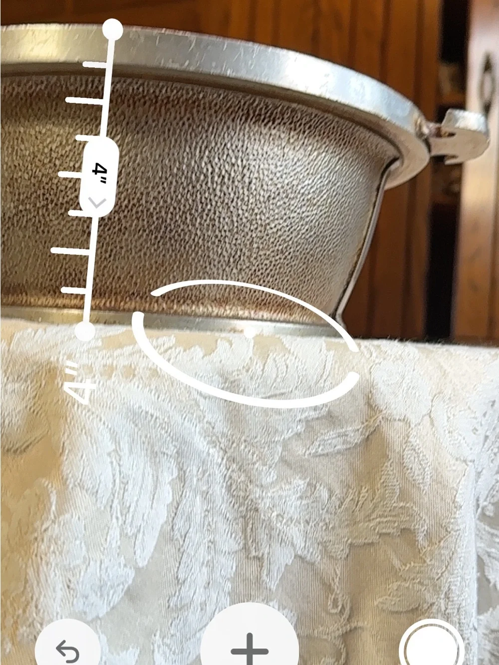 Guardian Service Ware pot vintage hammered aluminum round dutch oven lid 9.5 in
